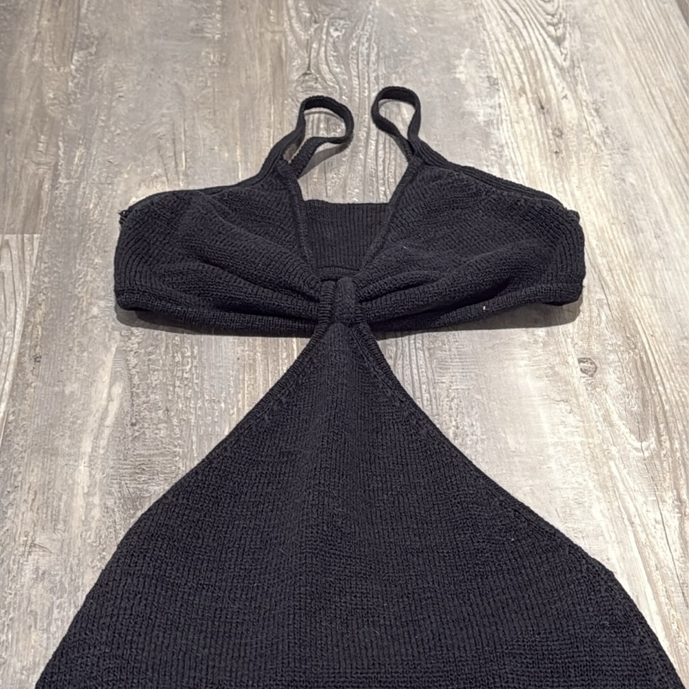 Cult Gaia Black Serita Knit Dress - Picture 10 of 12